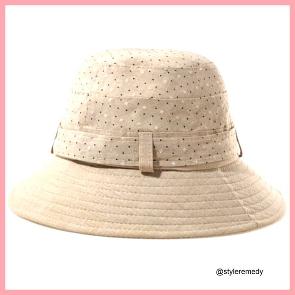 Cotton Cloche Bucket Hat Foldable Wide Brim Sun Protection main image 4